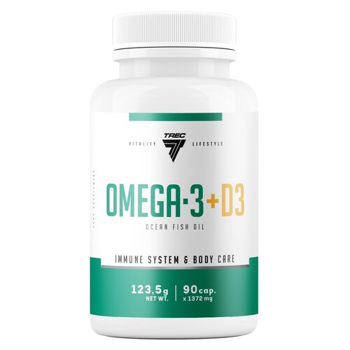 Kwasy Omega-3 + Witamina D3 TREC NUTRITION Vitality (90 kapsułek)