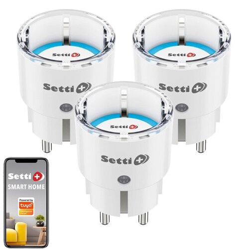Gniazdko SETTI+ SP301 SMART Wi-Fi (3 szt.)