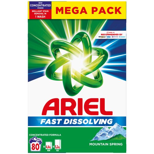 Proszek do prania ARIEL Fast Dissolving Mountain Spring 4.4 kg