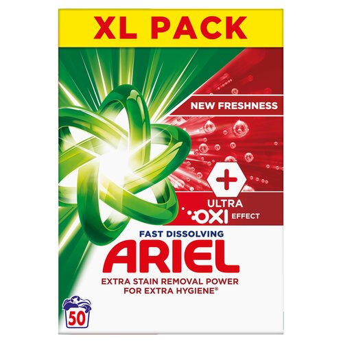 Proszek do prania ARIEL Fast Dissolving + Ultra Oxi Effect 2.75 kg