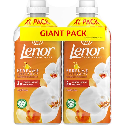 Płyn do płukania LENOR Perfume Therapy Orchid & Vanilla 2 x 1200 ml