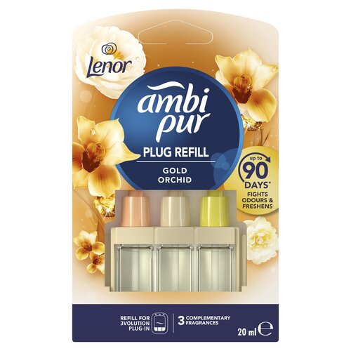 Wkład do odświeżacza powietrza AMBI PUR Złota Orchidea 20 ml