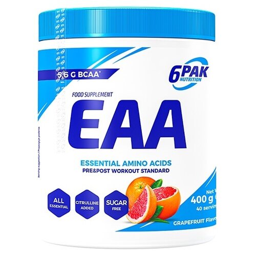 Aminokwasy EAA 6PAK Grejpfrutowy (400 g)