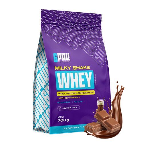 Odżywka białkowa 6PAK Milky Shake Whey Czekoladowy (700 g)