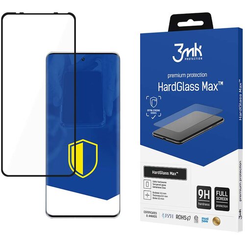 Szkło hartowane 3MK HardGlass Max do Xiaomi 12 Lite