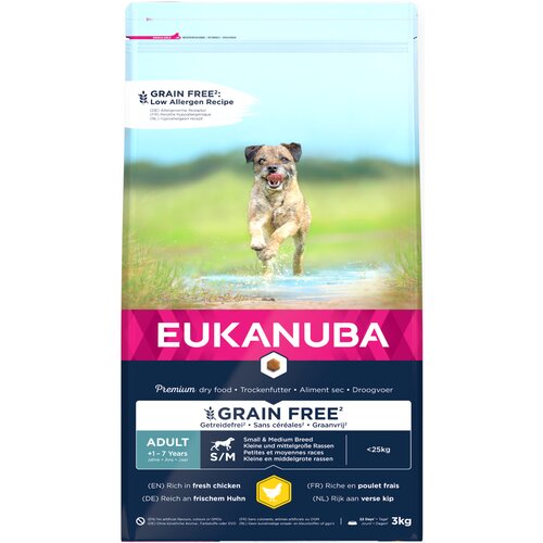 Karma dla psa EUKANUBA Adult Small Medium Kurczak 3 kg