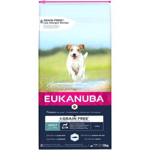 Karma dla psa EUKANUBA Adult Small Medium Ryby oceaniczne 12 kg