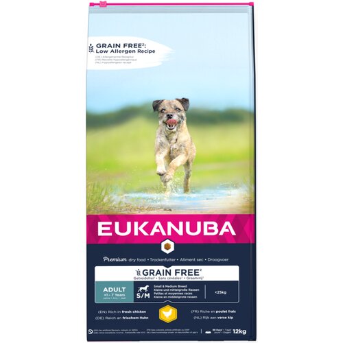 Karma dla psa EUKANUBA Adult Small Medium Kurczak 12 kg