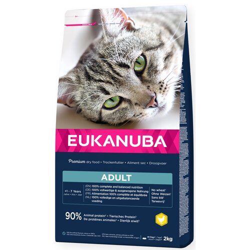 Karma dla kota EUKANUBA Adult Kurczak 2 kg