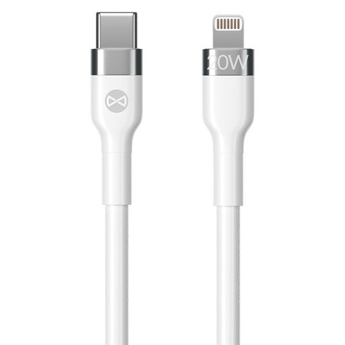 Kabel USB-C - Lightning FOREVER Flexible 20W 2 m Biały