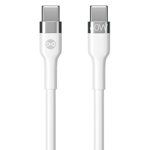 Kabel USB-C - USB-C FOREVER Flexible 60W 1 m Biały