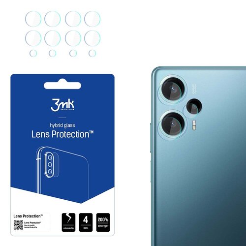 Szkło hybrydowe na obiektyw 3MK Lens Protection Camera do Xiaomi Poco F5