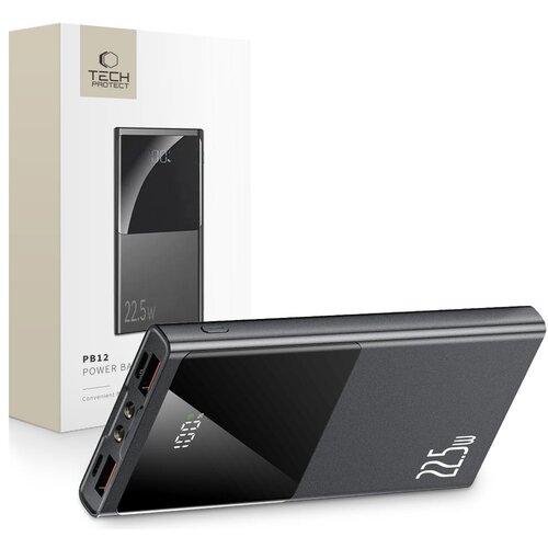 Powerbank TECH-PROTECT PB12-22.5W 10000 mAh 22.5W Szary