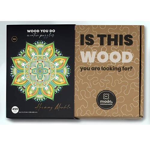Puzzle WOOD YOU DO Mandala (450 elementów)
