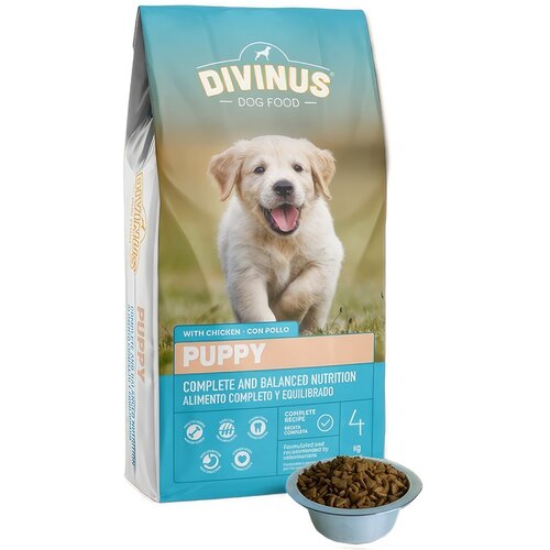 Karma dla psa DIVINUS Puppy Kurczak 4 kg