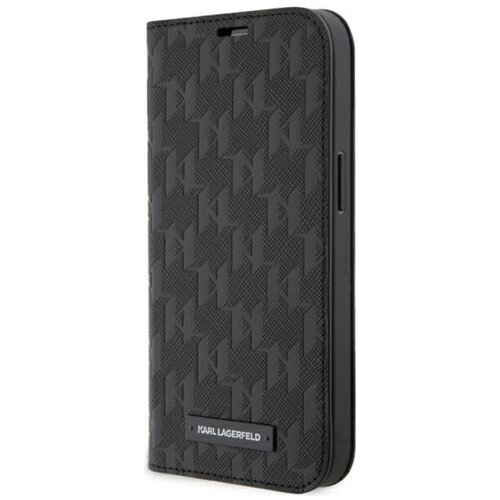 Etui KARL LAGERFELD Booktype Saffiano Monogram do Apple iPhone 14 Pro Max Czarny