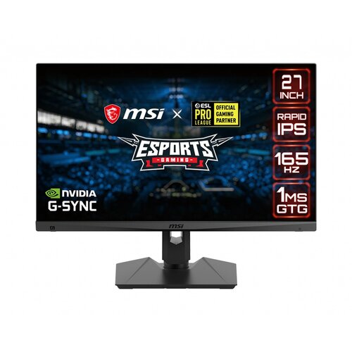 U Monitor MSI Optix MAG274QRF-QD 27" 2560x1440px IPS 165Hz 1 ms