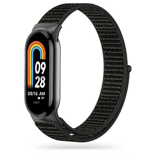 Pasek TECH-PROTECT Nylon do Xiaomi Smart Band 8/8 NFC/9/9 NFC Czarny
