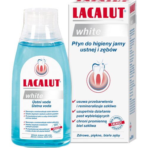 Płyn do płukania jamy ustnej LACALUT White 300 ml