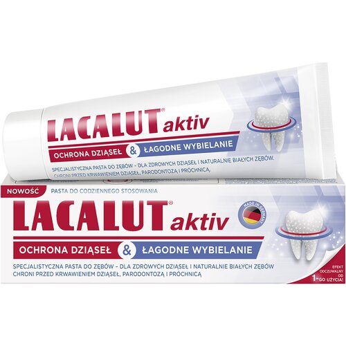 Pasta do zębów LACALUT Active ochrona dziąseł & łagodne wybielanie 75 ml
