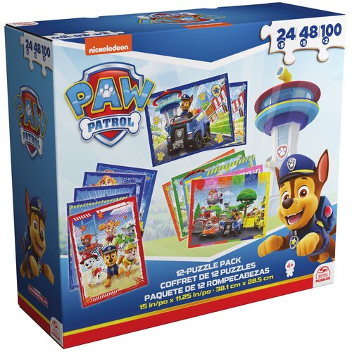 Puzzle GAMES Psi Patrol 12w1 6066856 (560 elementów)