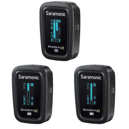 System bezprzewodowy SARAMONIC Blink500 ProX B2 (RX + TX + TX)