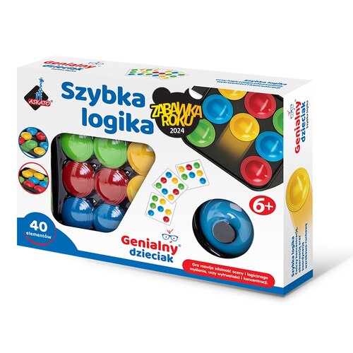 Gra logiczna ASKATO Genialny dzieciak Szybka logika