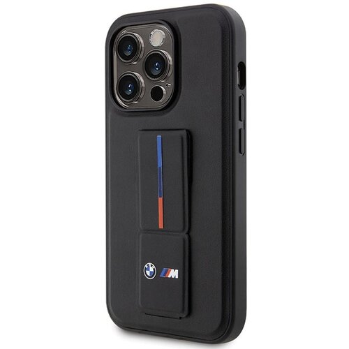 Etui BMW Grip Stand Hot Stamp do Apple iPhone 14 Pro Czarny