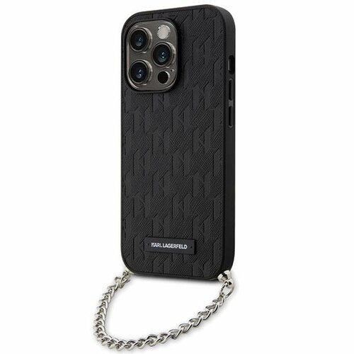 Etui KARL LAGERFELD Saffiano do Apple iPhone 14 Pro Max Czarny