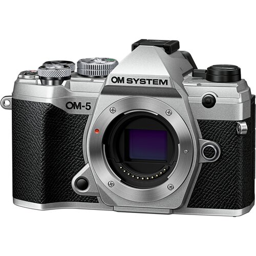 Aparat OLYMPUS OM-5 Body Srebrny, 20.4Mpix, 4K 24p, TruePic IX