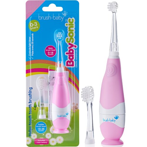 Szczoteczka soniczna BRUSH-BABY BabySonic Różowy