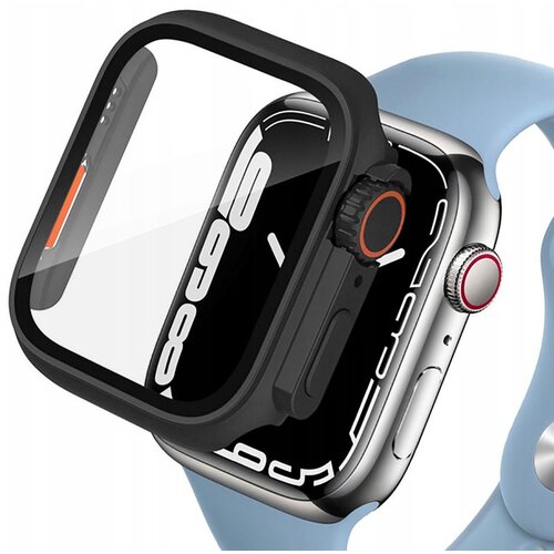 Etui TECH-PROTECT Defense360 do Apple Watch 7/8/9 (45 mm) Czarno-pomarańczowy