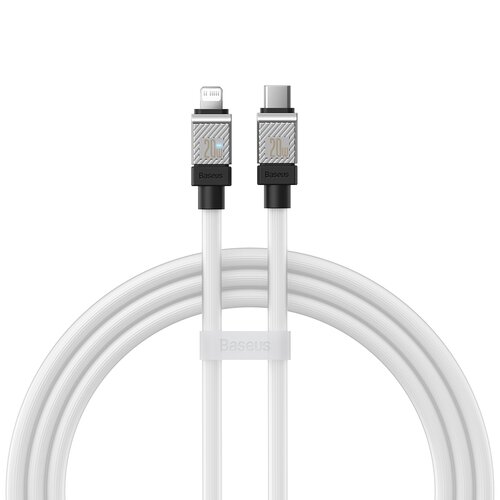 Kabel USB Typ-C - Lightning BASEUS CoolPlay Series 20W 1 m Biały