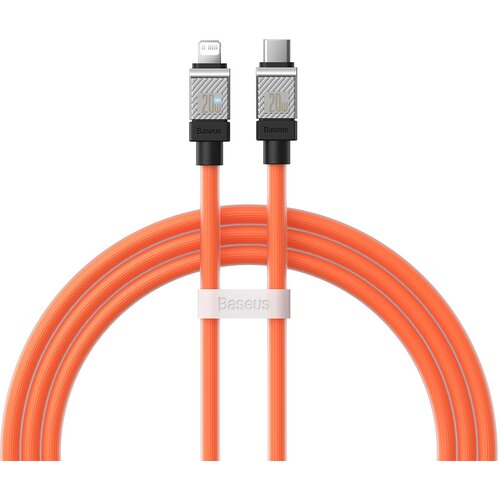 Kabel USB-C - Lightning BASEUS CoolPlay 20W 1 m Pomarańczowy
