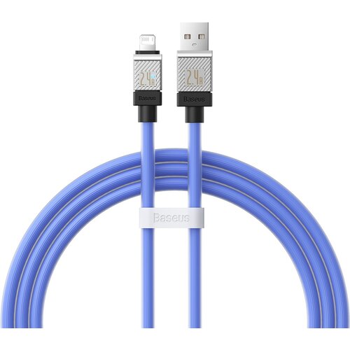 Kabel USB - Lightning BASEUS CoolPlay Series 2.4A 1 m Niebieski