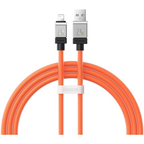 Kabel USB - Lightning BASEUS CoolPlay Series 2.4A 1 m Pomarańczowy