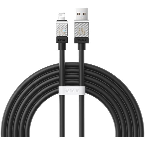 Kabel USB - Lightning BASEUS CoolPlay Series 2.4A 2 m Czarny