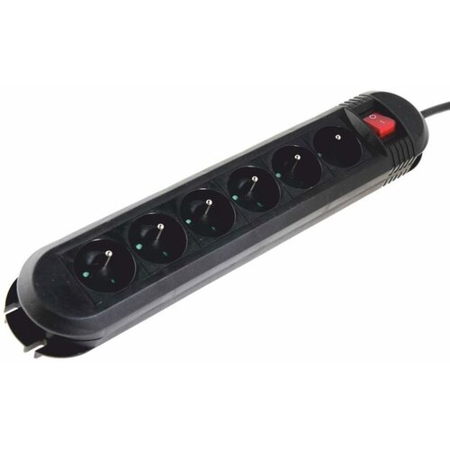 Listwa HAMA Comfort 6GN 1.5 m Czarny