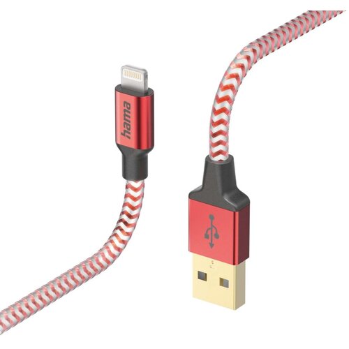 Kabel USB - Lightning HAMA 1.5 m Czerwony