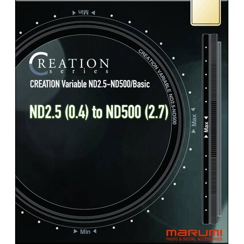 Filtr szary MARUMI Creation Vari-ND 2.5-500 (82 mm)