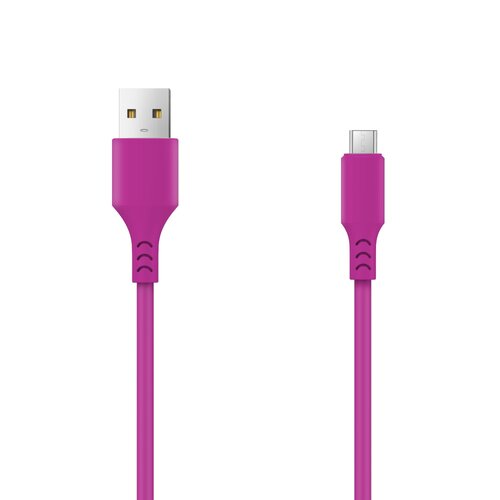 Kabel USB - Lightning SETTY New 2A 1 m Różowy