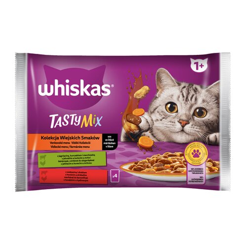 Karma dla kota WHISKAS Tasty Mix Kolekcja Wiejskich Smaków (4 x 85 g)