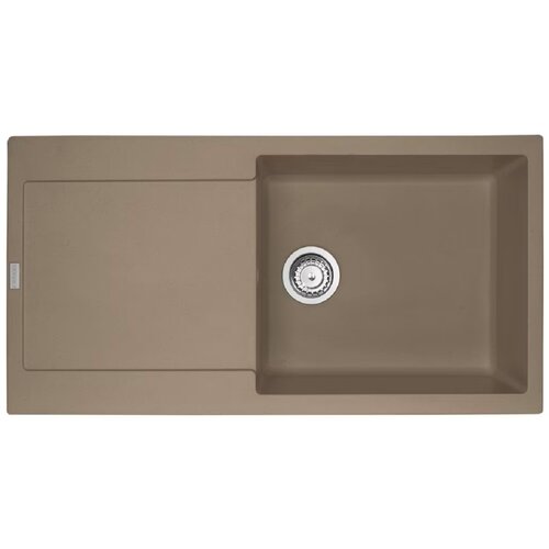 Zlewozmywak jednokomorowy z ociekaczem FRANKE Maris MRG 611-97 XL 114.0675.974 Cappuccino 50x97