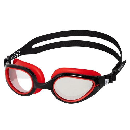 Okulary pływackie NILS AQUA NQG480MAF Czerwono-czarny filtr UV