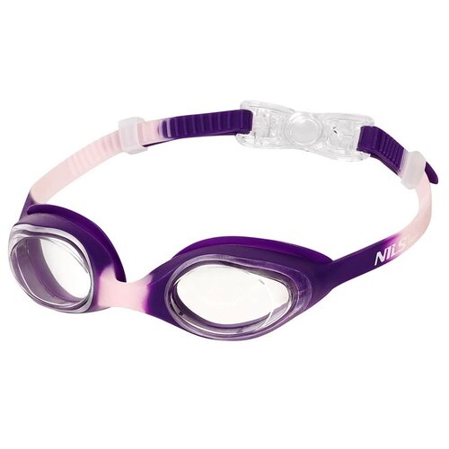 Okulary pływackie NILS AQUA NQG170AF Fioletowo-różowy filtr UV
