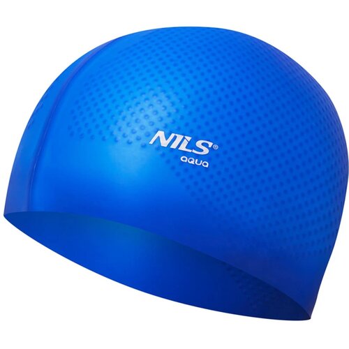 Czepek NILS AQUA Dots Niebieski
