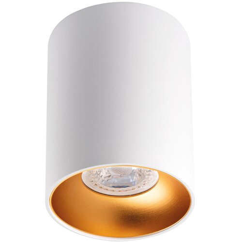 Lampa sufitowa punktowa KANLUX Riti GU10 W/G Biało-złoty
