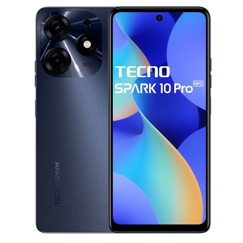 Smartfon TECNO Spark 10 Pro 8/128GB 6.8" 90Hz Czarny TETNOPAS10P0001