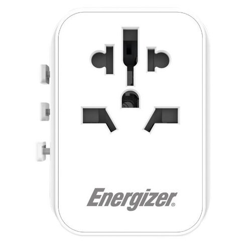 Adapter podróżny ENERGIZER Ultimate (Europa/USA/Australia/Wielka Brytania) Biały