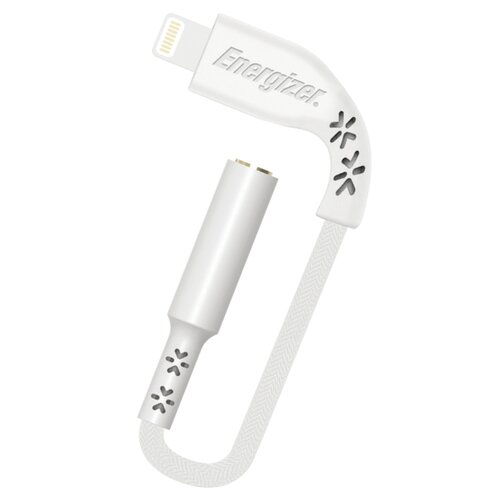 Adapter Lightning - Jack 3.5 mm ENERGIZER HardCase EU MFi 0.11 m Biały